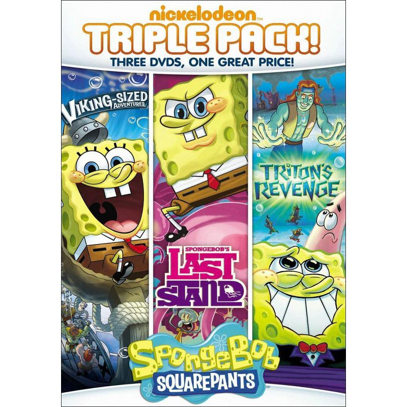 SpongeBob SquarePants: SpongeBob&#39;s Last Stand/Triton&#39;s Revenge/Viking-Sized Adventures (DVD), 1 of 2