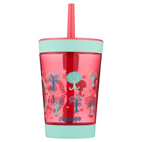 Contigo 14oz Plastic Spill Proof Kids Trees Tumbler With Straw Target