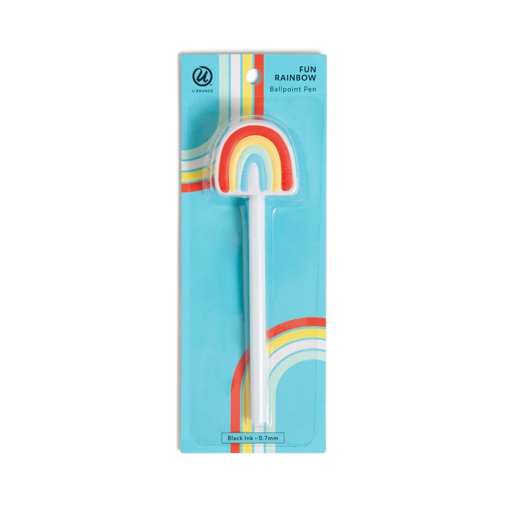 Photos - Accessory U Brands Ballpoint Pen Rainbow Black Ink