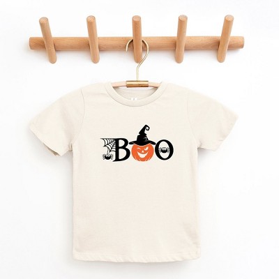 The Juniper Shop Boo Pumpkin Toddler Short Sleeve Tee