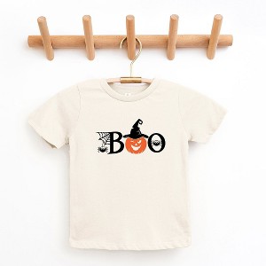 The Juniper Shop Boo Pumpkin Toddler Short Sleeve Tee - 1 of 3