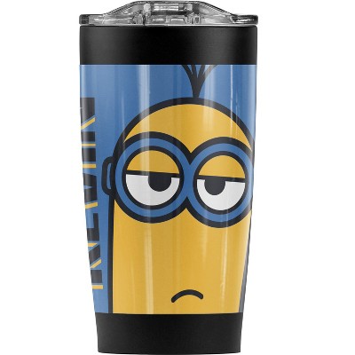 Minions Minion Kevin Blue Steel Tumbler 20oz Coffee Travel Mug
