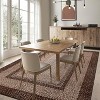 Braided Print Area Rug - 100% Polyester, 350gsm Pile Weight, TPR Non-Slip Backing, Washable, Farmhouse Design, Multiple Sizes - 2 of 4