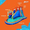 Banzai Plummet Falls Adventure Kids Inflatable Outdoor Water Park Splash Pool with Fill 'N Spill Bucket, Slides, and Climbing Wall - 3 of 4