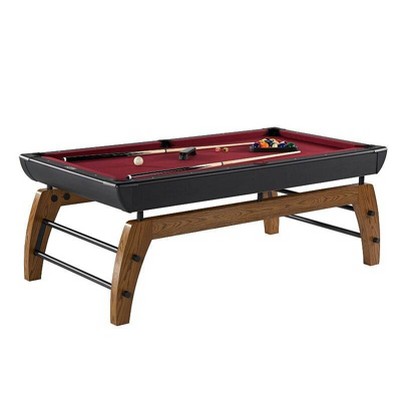 red pool table