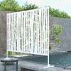 Dovelina Metal Outdoor Privacy Screen Freestanding Patio Decorative Screens - 3 of 4