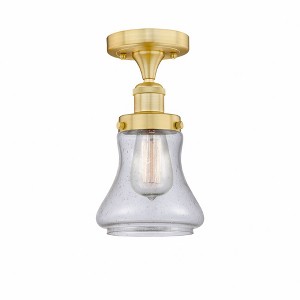 Bellmont - 1 Light Semi-Flush Mount In Industrial Style-8.25 Inches Tall and 6.5 Inches Wide - 1 of 1