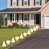 Big Dot of Happiness Golden Birthday - Lawn Decorations - Outdoor Happy Birthday Party Yard Decorations - 10 Piece - 3 of 4
