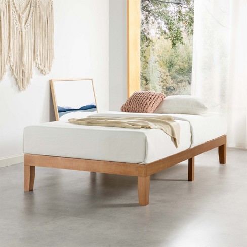 Twin bed deals natural wood