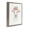 Stupell Industries Baby Lamb Sheep Flower Crown, 25" x 25" - 3 of 4