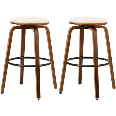 Nordlys Set of 2 Solid Wood and Velvet Chairs Modern Design Style Upholstery Dining Room