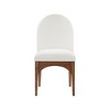 Meridian Furniture,Waldorf Chenille Fabric Dining Chair - 3 of 4