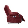 Fabric Lay Flat Power Lift Recliner Chair with Dual OKIN Motors, Infinite Position, Massage and Heat - 4 of 4