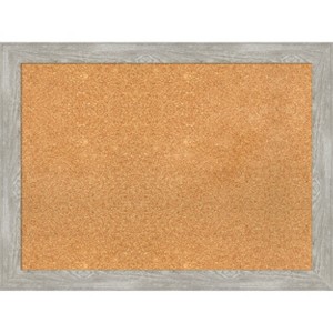 Amanti Art Dove Greywash Narrow Framed Corkboard, Natural Cork - 1 of 4