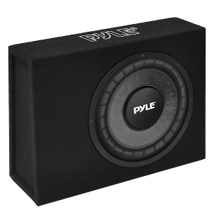 Pyle Slim Subwoofer Box System - Compact Truck Audio Enclosure - PSBS10 - 1 of 4