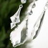 8"H  7.5"H and 8"H Sullivans Drop Crystal Ornament - Set of 3  Clear Christmas Ornaments - 2 of 2