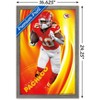 Trends International NFL Kansas City Chiefs - Isiah Pacheco 24 Framed Wall Poster Prints - 3 of 4