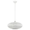 Livex Lighting Charlton 3 - Light Pendant in  White/Brushed Nickel - 3 of 4