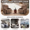 Manual Recliner Chair,Massage Rocker Recliner Chair, Reclining Sofa with Massage and Heat - 4 of 4