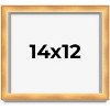 PosterPalooza | Minimalist Shadow Box Brown Picture Frame - UV Acrylic, Backing Board, Hanging Hardware - 2 of 4