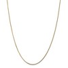 Black Bow Jewelry 1.3mm, 14k Yellow Gold, Solid Curb Chain Necklace - 3 of 4