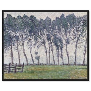 Art Remedy Rainy Weather at Hampton Court by Alfred William Finch Classic Landscape and Portrait Wall Art Framed - 1 of 4
