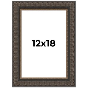 PosterPalooza | Museum Brown Picture Frame - UV Acrylic, Foam Board Backing, Hanging Hardware - 1 of 4