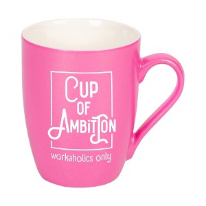 Elanze Designs Cup Of Ambition Workaholic Only Princess Pink 10 ounce New Bone China Coffee Cup Mug - 1 of 1