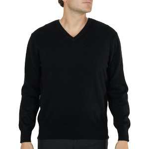 Lona Scott Men's Pure Cashmere V-Neck Jumper - 1 of 4
