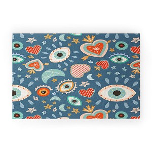 Carey Copeland Written in the Stars Milagros Looped Vinyl Welcome Mat - Society6 - 1 of 2