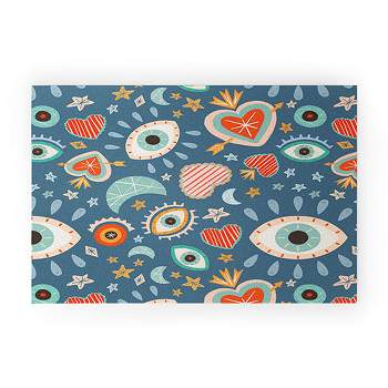 Carey Copeland Written in the Stars Milagros Looped Vinyl Welcome Mat - Society6