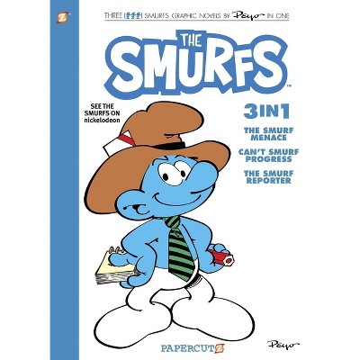 Smurfs 3 in 1 Vol. 8 - (Smurfs Graphic Novels) by  Peyo (Paperback)