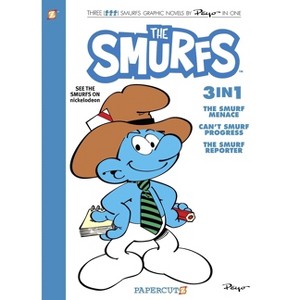 Smurfs 3 in 1 Vol. 8 - (Smurfs Graphic Novels) by  Peyo (Paperback) - 1 of 1