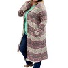 Women's Aztec Hooded Cardigan - honeyme - image 3 of 3