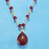 Ross-Simons 10.00 Carat Ruby Station Necklace in 14kt Yellow Gold - 4 of 4