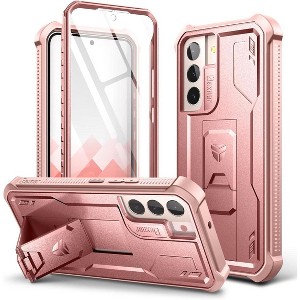 Dexnor for Samsung Galaxy S22 Case, [Built in Screen Protector and Kickstand] Heavy Duty Military Grade Protection - 1 of 3