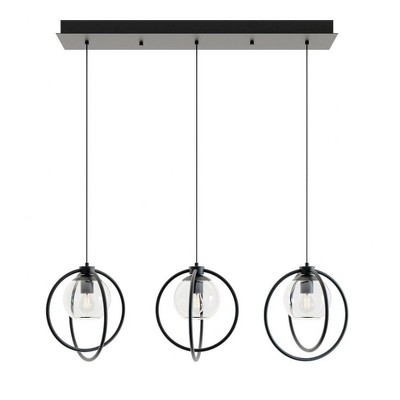 AFX Jamie 3 - Light Pendant in  Black