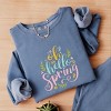 Simply Sage Market Oh Hello Spring Lightweight Garment Dyed Sweatshirt - 3 of 4