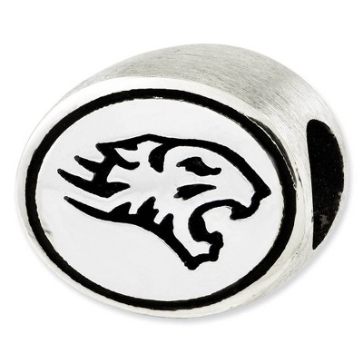 Black Bow Jewelry Sterling Silver & Enamel Towson University Collegiate Bead Charm