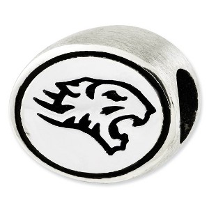 Black Bow Jewelry Sterling Silver & Enamel Towson University Collegiate Bead Charm - 1 of 4