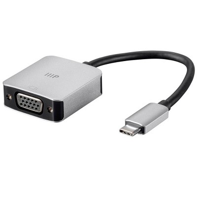 Monoprice Usb-c To Vga Usb Usb-c Data And Pd Charging Adapter | 100w, With Folding Usb Type-c Connector - Mobile Series :