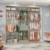 Aheaplus 4.75-8FT Closet System with Wooden Drawers & Cube Storage Organizer - Cyan - 4 of 4