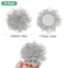 Unique Bargains Mesh Fabric Full Chiffon Flowers for DIY 12 Pcs - 3 of 4