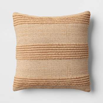 Textural Woven Square Throw Pillow - Threshold™