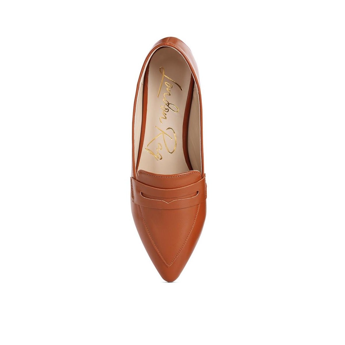 Женские туфли London Rag Womens Peretti Flat Formal Loafers 10 — фото 5