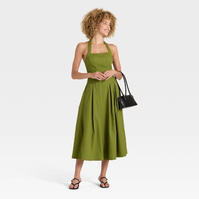 Women's Midi Halter Dress - A New Day