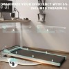 SEVOBAL Walking Pad Running 1HP Cushioned Belt 6° Incline Portable Treadmill Spacious Surface Under Desk Home Gym Office, Blue, 49.2"*20.5"*4.92" - 4 of 4