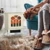 Syemin Indoor Fireplaces 17" Freestanding Electric Fireplace Stove, Fire Place Heater Compact Electric Fireplace Stove, Beige, 14.8"*9"*17.3" - 4 of 4