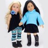 Sophia’s 9 Piece Winter Set for 18" Dolls, Blue/Black - 3 of 4