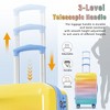 KTMBDW 2 Piece Luggage Set Carry on Suitcase with ABS+PC hardshell, Spinner Wheels & YKK Zipper TSA Lock - 3 of 4